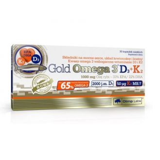 Olimp Gold Omega 3 D3+K2,...