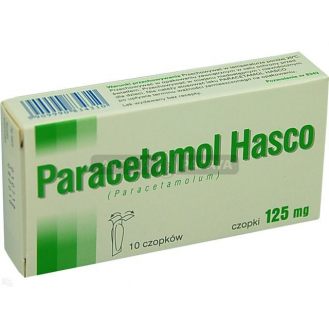 Paracetamol Hasco, czopki...