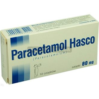 Paracetamol Hasco, czopki...