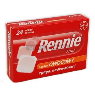 Rennie Fruit, tabletki do...