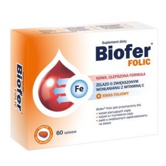 Biofer Folic, tabletki, 60 szt