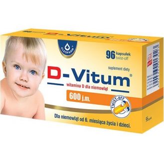 D-Vitum 600 j.m., kapsułki...