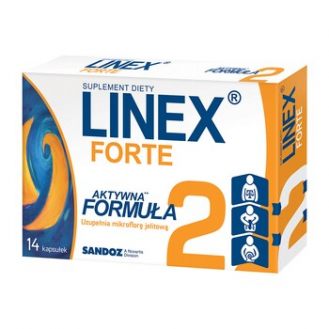 Linex Forte, kapsułki, 14 szt