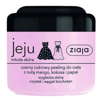 Ziaja Jeju, czarny peeling...