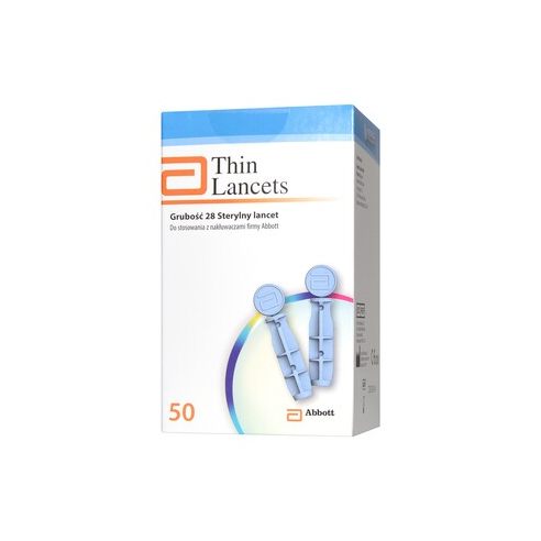 Lancety Thin, 50 szt