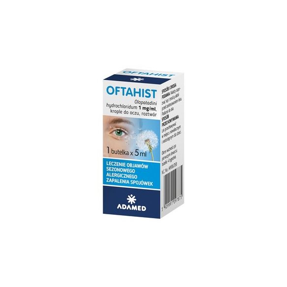 Oftahist, krople do oczu, 5 ml