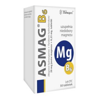 Asmag B, tabletki 20mg +...