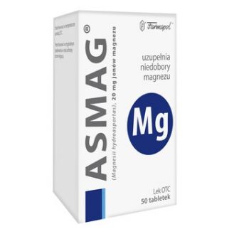 Asmag, 20 mg jonów magnezu,...
