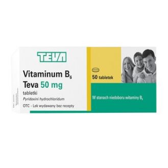 Teva, Vitaminum B6, 50 mg,...