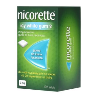 Nicorette Ice White Gum,...