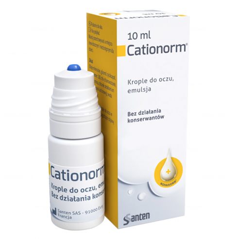 Cationorm, krople do oczu, 10 ml
