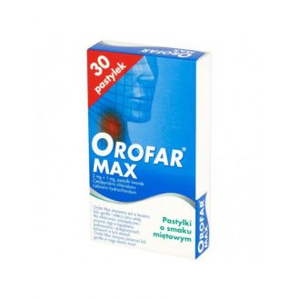 Orofar Max, pastylki twarde...