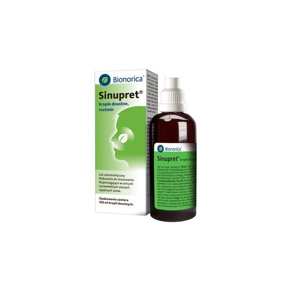 Sinupret, krople, 100 ml