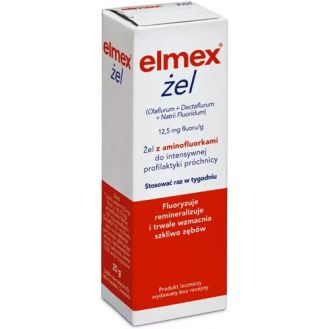 Elmex 12,5mg fluoru/g, żel,...