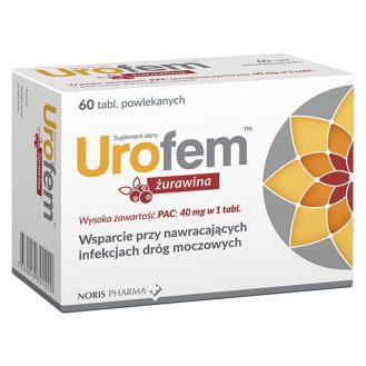 Urofem żurawina, tabletki...