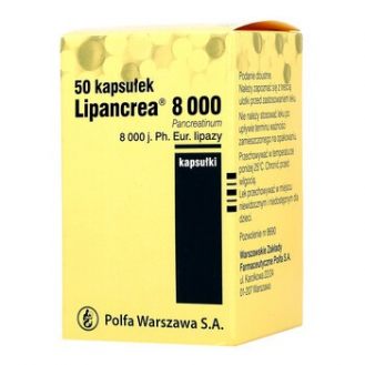 Lipancrea, kapsułki 8000...