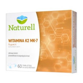 Naturell, Witamina K2 MK-7,...