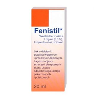 Fenistil, (1 mg/ml), krople...