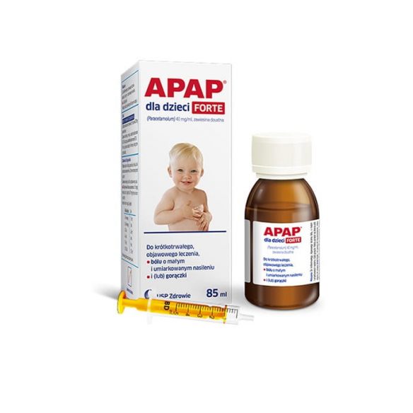 Apap Dla Dzieci Forte 40 Mg/ml, Zawiesina Doustna, 85 Ml