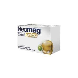 Neomag Ginkgo, tabletki, 50szt
