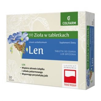 Len, tabletki, 30 szt