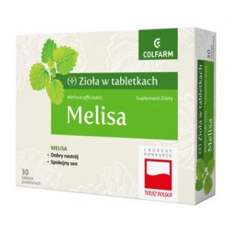 Melisa, tabletki, 30 szt