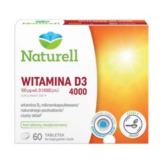 Naturell Witamina D3 4000,...