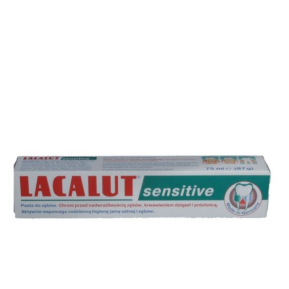 Lacalut Sensitive, pasta do zębów, 75 ml