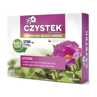 Czystek, tabletki, 60 szt