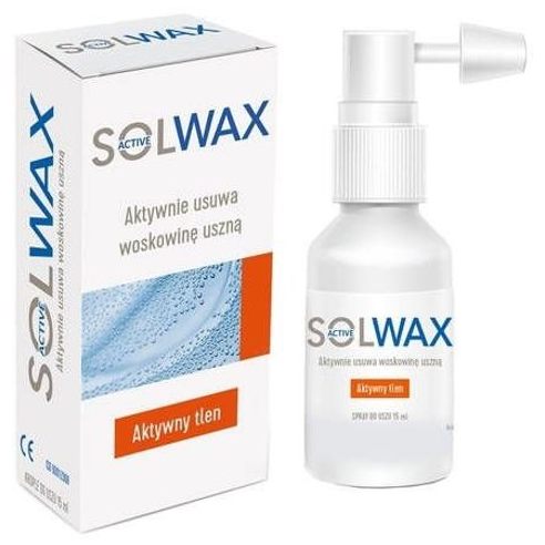 Solwax active, spray do uszu, 15 ml
