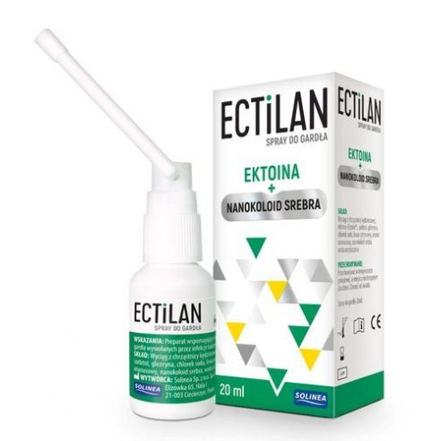 Ectilan, spray do gardła, 20ml