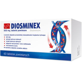 Diosminex  500mg, tabletki...