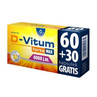 D-Vitum Forte Max 4000 j.m,...