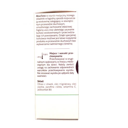 Akustone, spray do uszu, 15 ml