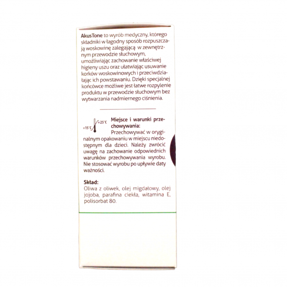 Akustone, spray do uszu, 15 ml