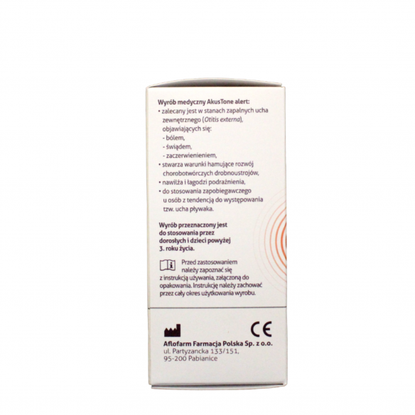Akustone Alert, krople do uszu, 15ml