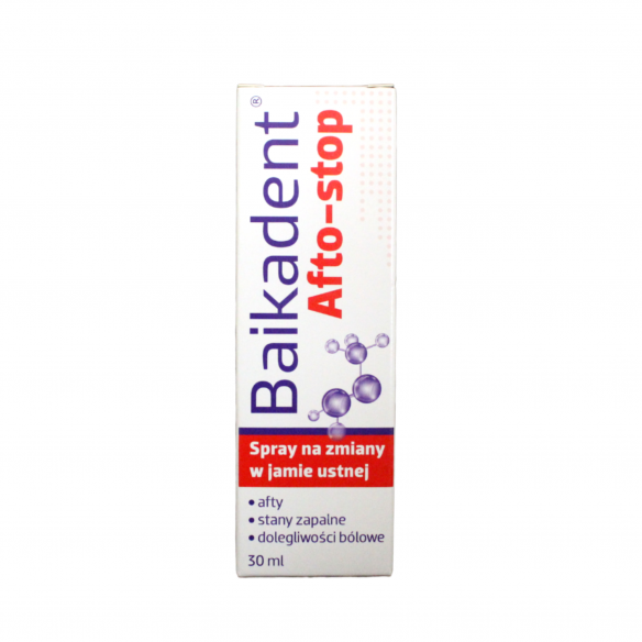 Baikadent Afto-stop, spray do ust, 30ml