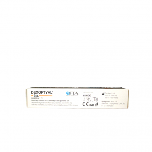 Dexoftyal, żel do oczu, 10g