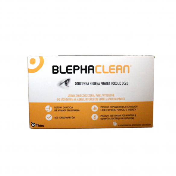 Blephaclean, chusteczki, 20 szt