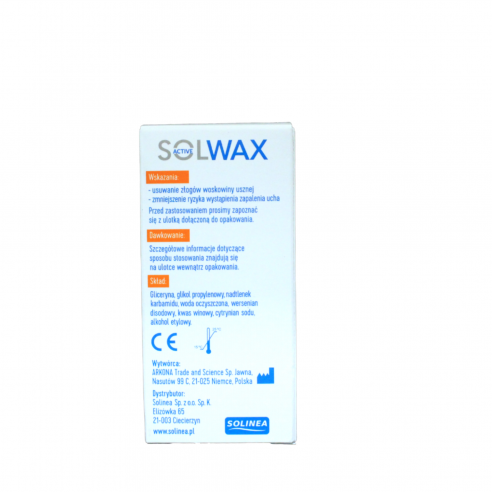 Solwax Active, krople, 15 ml