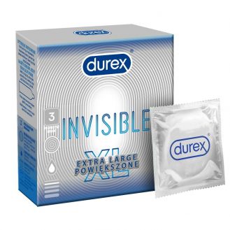 Durex Invisible XL,...