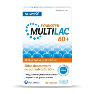 Multilac 60+, kapsułki, 20szt