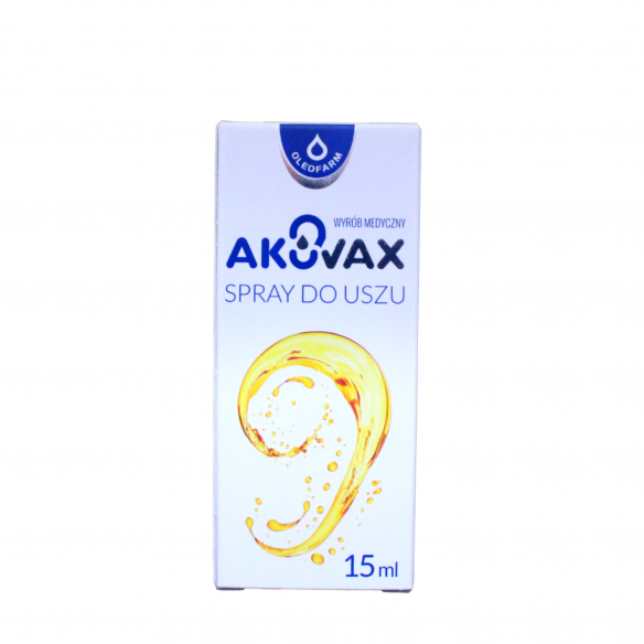 Akuvax, spray do uszu, 15ml