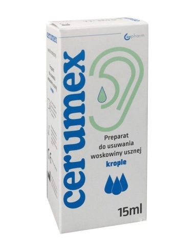 Cerumex, krople do uszu, 15ml