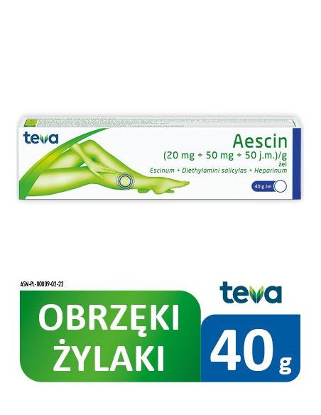 Aescin, żel, 40 g