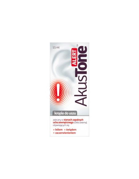 Akustone Alert, krople do uszu, 15ml