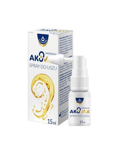 Akuvax, spray do uszu, 15ml