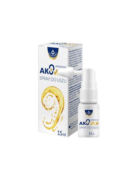 Akuvax, spray do uszu, 15ml