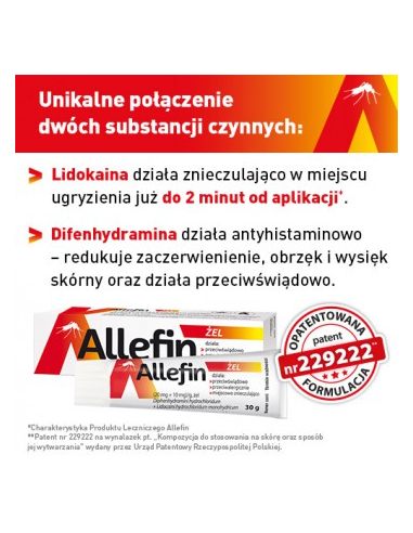 Allefin, żel, 30g