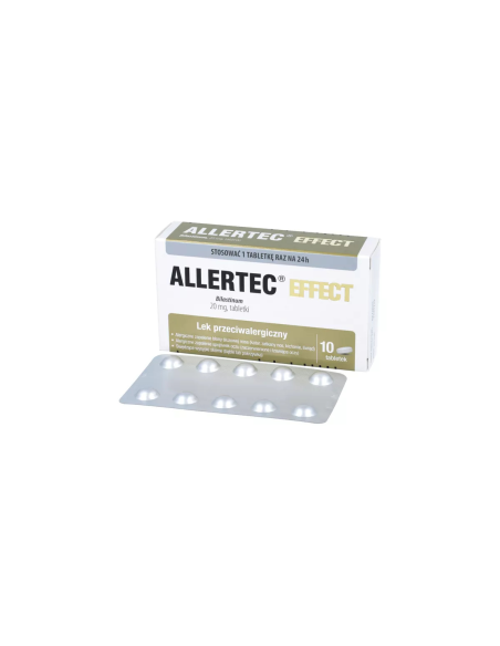 Allertec Effect 20mg, tabletki 10szt